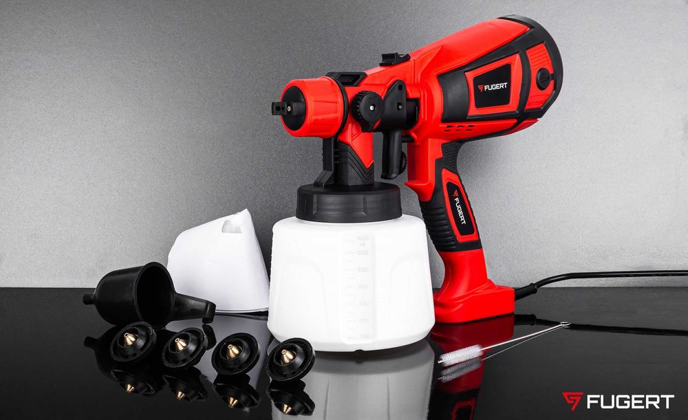 Pistolet do malowania ścian natryskowy 1,4 L 5 dysz po zwrocie outlet