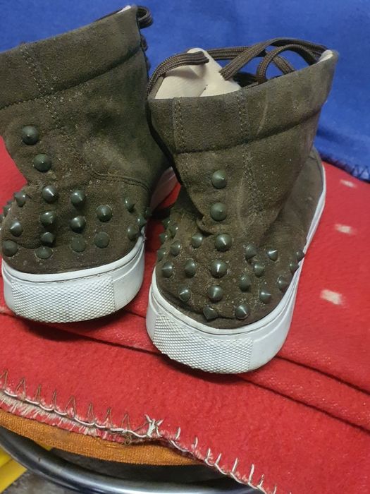 Trampki za kostkę khaki