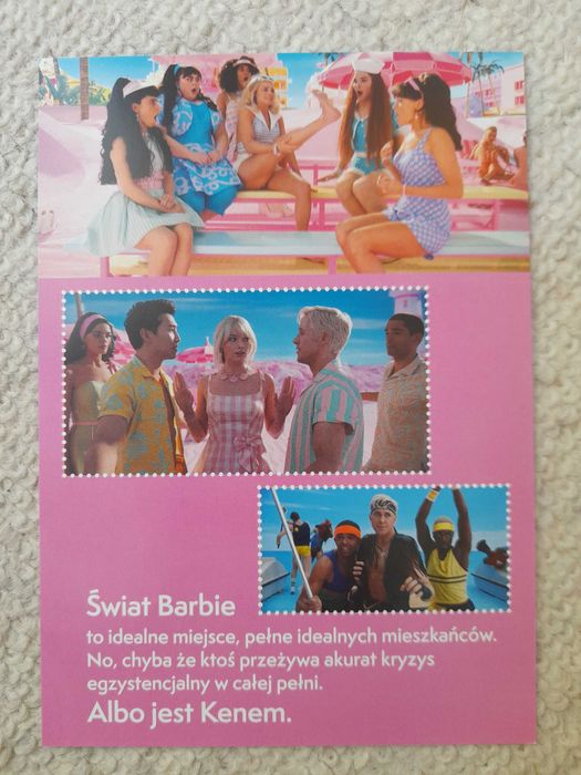 Hot Wheels Corvette 1956 + mini plakat z filmu Barbie