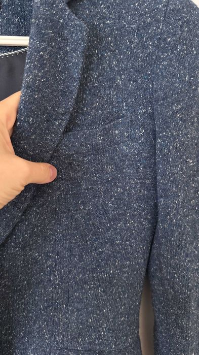 Твідовий жакет меланжевий трикотаж Массімо Дуті