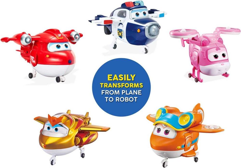 Набір 5 шт великі літачкі Супер крила супер крылья Super Wings