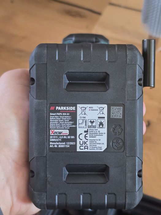 Wiertarko-wkrętarka Parkside PABS 20-Li G8; Akumulator 4Ah Smart PAPS