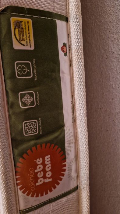 Colchão para berço / cama de bebé hipoalergénico