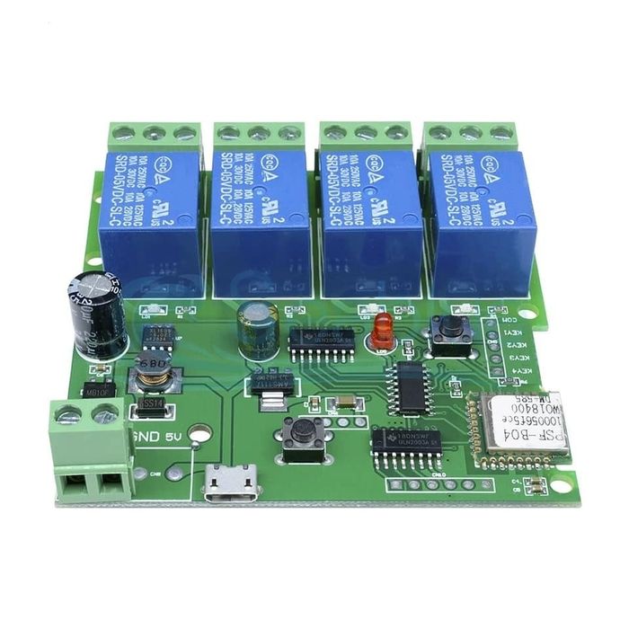 Wifi реле Sonoff четырехканальное 5 - 32 вольта