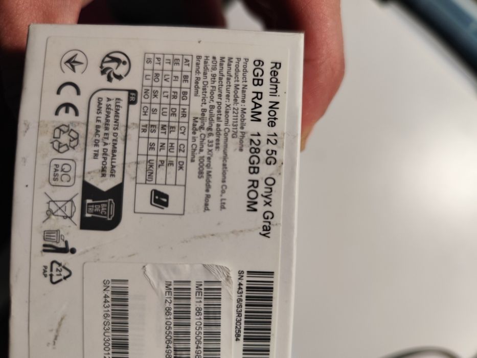 Xiaomi Redmi Note 12 5G 6/128
