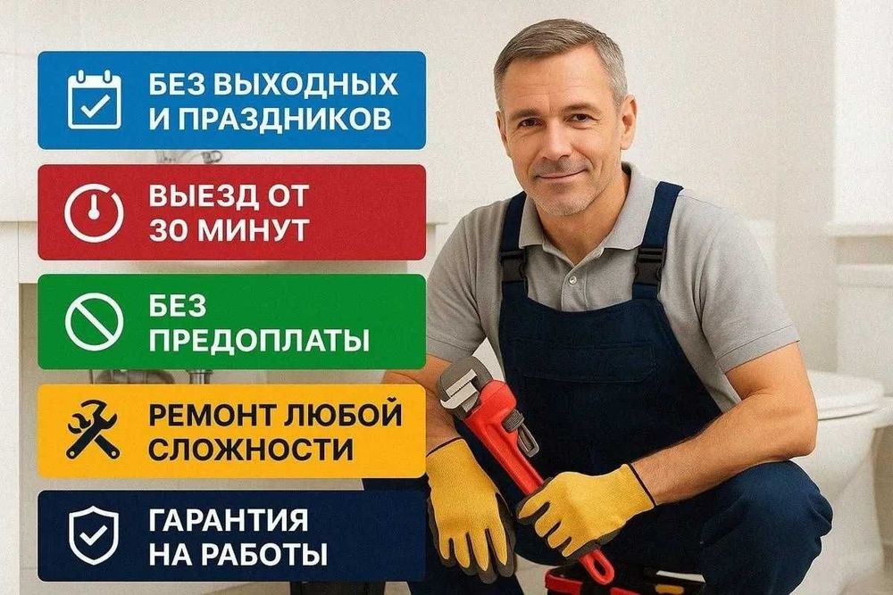 Сантехнік! Стаж 18 років !