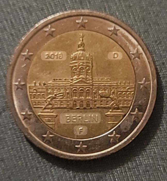 Moeda 2€, Alemanha 2018