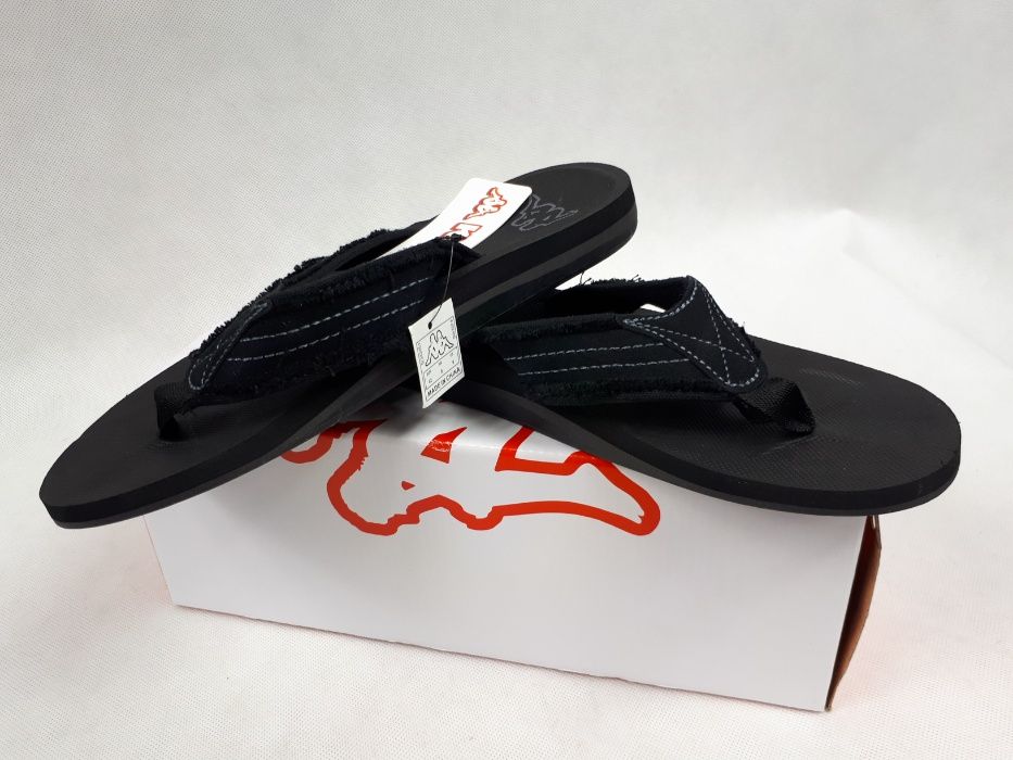 Nowe Japonki KAPPA Sea 242463 Black 1111 eu 42 klapki