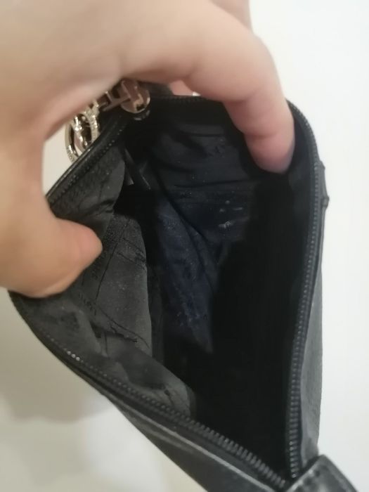 Longchamp оригінал шкіряна косметичка сумочка