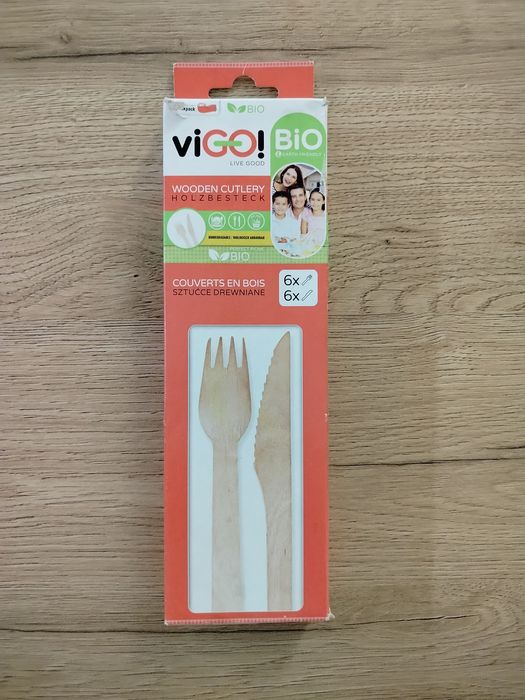 Sztućce drewniane vigo