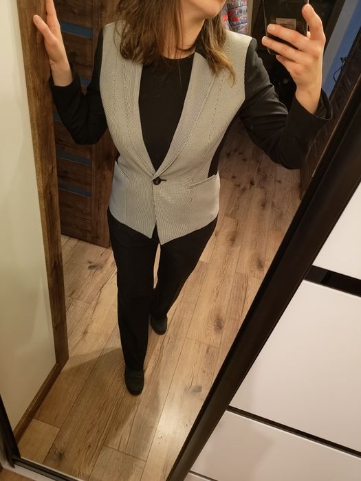 Kostium 38 M marynarka spodnie garniturowekomplet