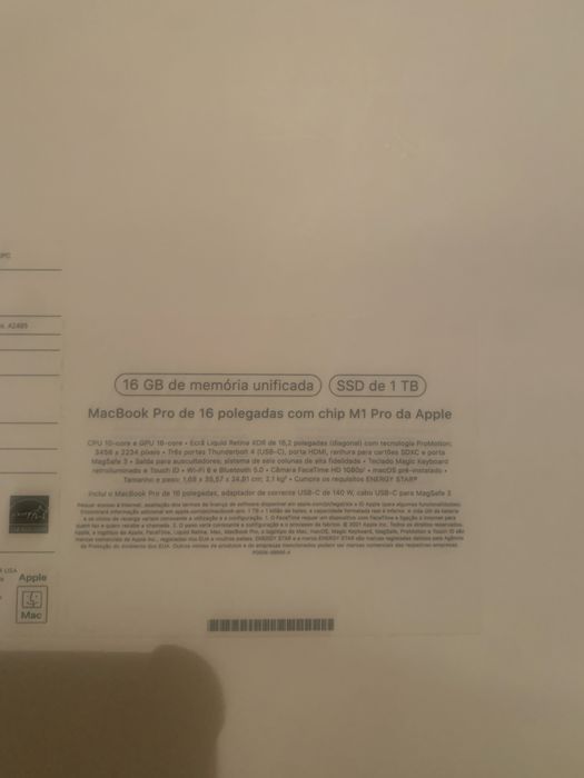 Empty Box for MacBook Pro M1447134076901140482