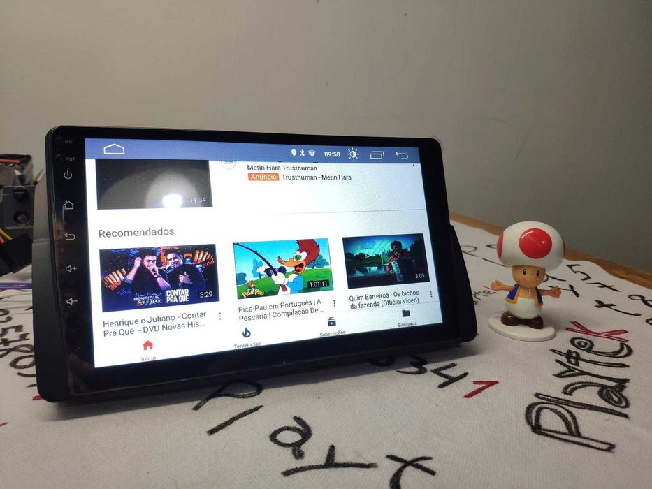 Rádio BMW E46 Android 13 WiFi GPS Novo com Garantia