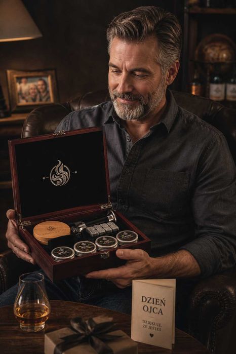 Zestaw do wędzenia whisky, dzień ojca