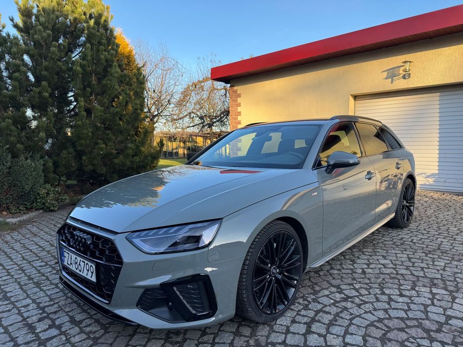 Audi A4 Avant 3x S Line 2.0 tdi Quattro Schwarz pakiet  2021r Biksenon Navi Ledy