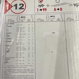 Barra de tejadilho Citroen AX, BX, SAXO ZX Peugeot 205 106, Renault Clio, megane  Volvo S40, Toyota yaris