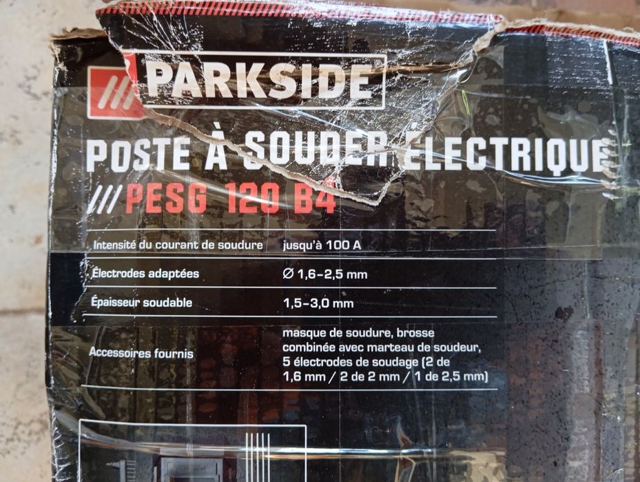 Máquina de soldar a eletrodo Parkside