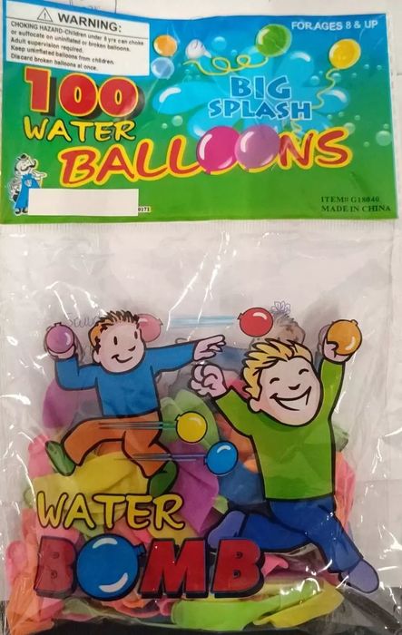 Bomby wodne 100 sztuk. Nowy Produkt