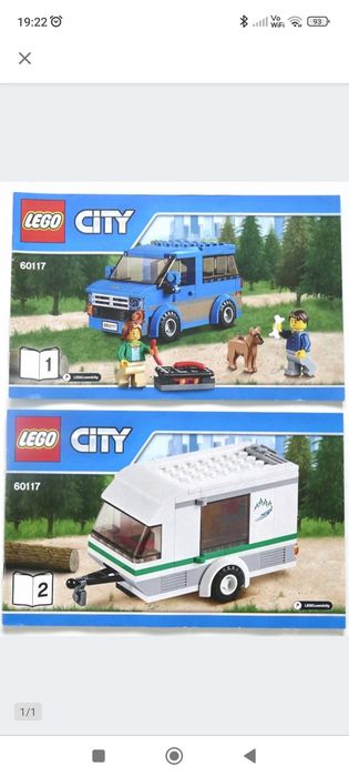 LEGO city 60117 van z przyczepą