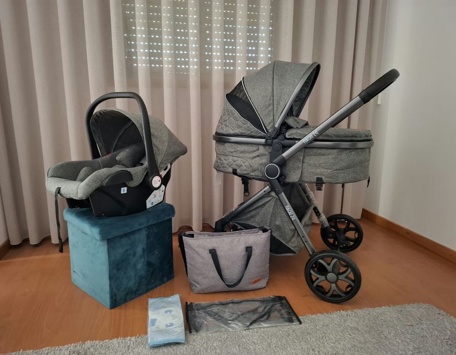 Carrinho trio de bebe