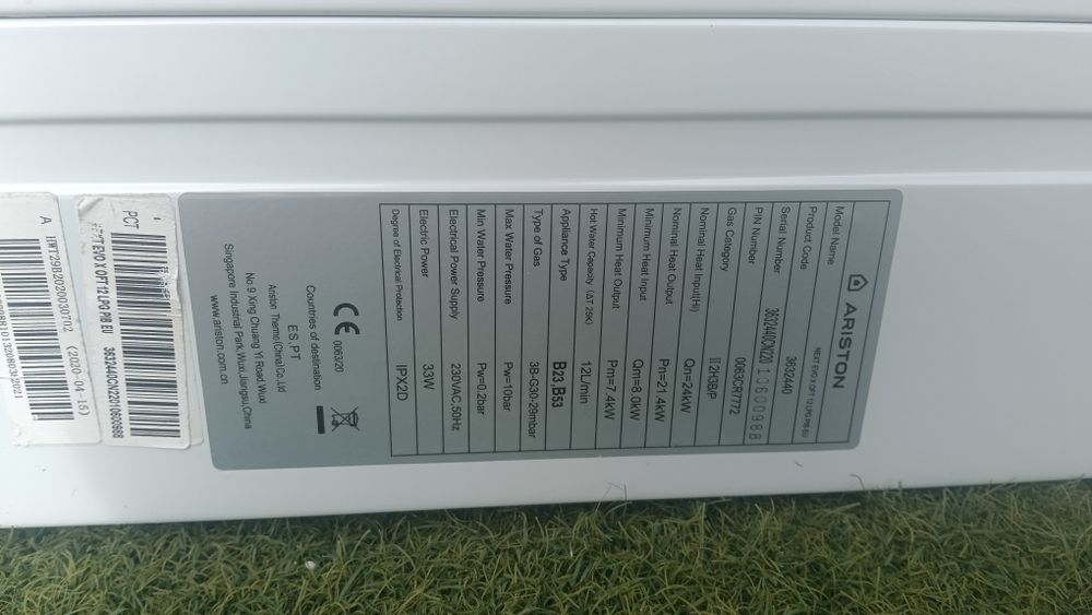 Esquentador ventilado