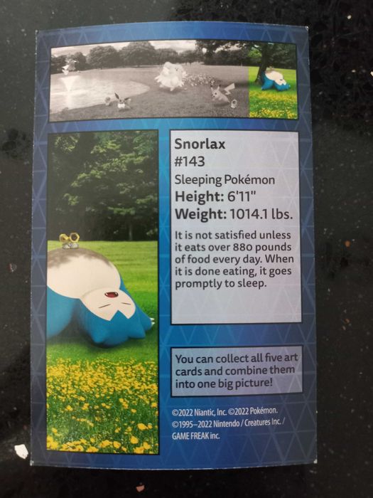 Pokémon GO Mini Tin Snorlax