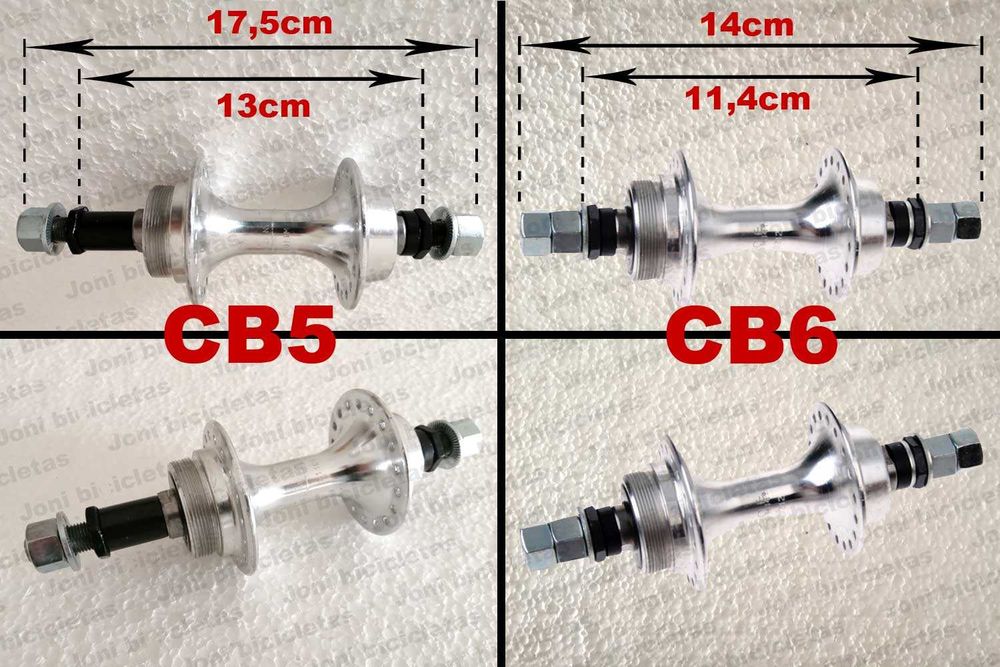 Cubos de roda de bicicleta