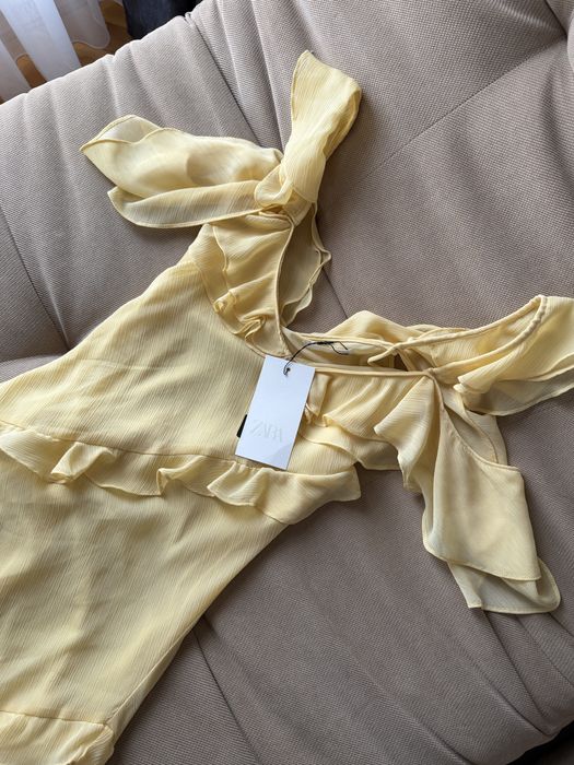 Шифонова сукня Zara. Нова, розмір S. Платье зара