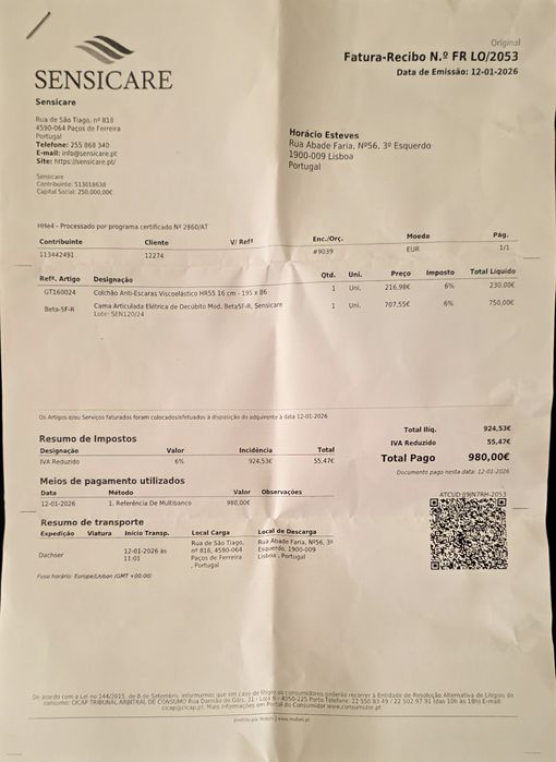 Cama geriatrica articulada