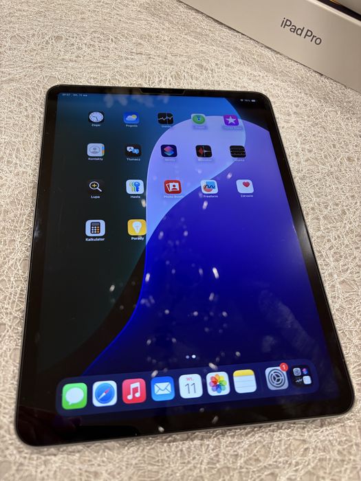 Apple iPad Pro 11 2 gen 128GB Space Gray + Smart Folio + pudełko