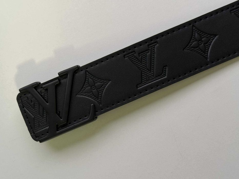 Czarny Pasek louis Vuitton 105 cm