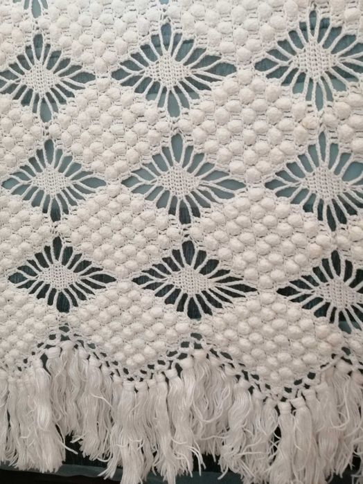 Colcha feita à mão em crochet
