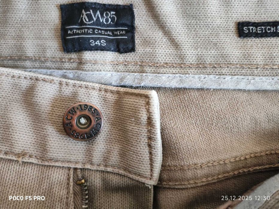 ACW85(authentic casual wear),straght fit,W34L29(Uk),black, braun