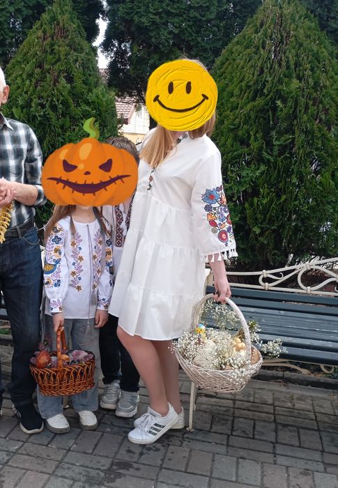 Стильна сукня вишиванка