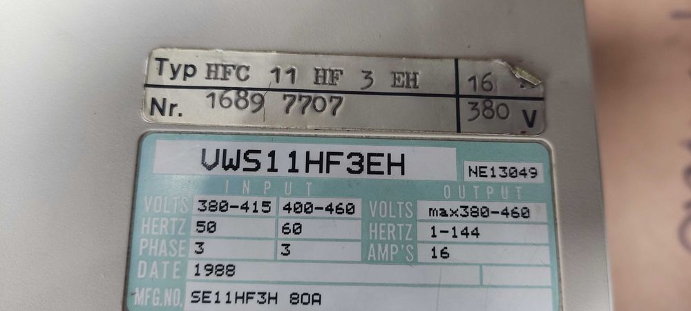 Falownik HITACHI HFC-VWS 11HF3EH 7,5 kw