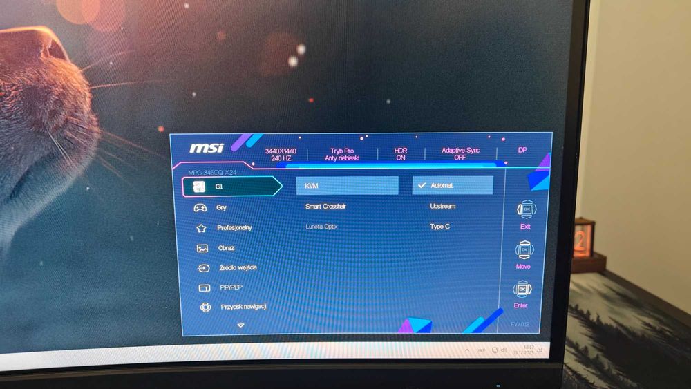 Monitor MSI MPG 346CQ 34" 240HZ