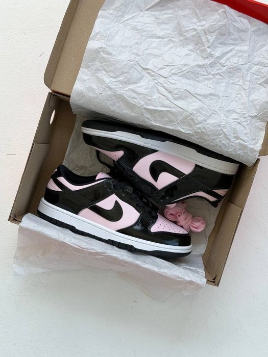 Nike Dunk Low Black Pink жіночі кросівки найк сб данк