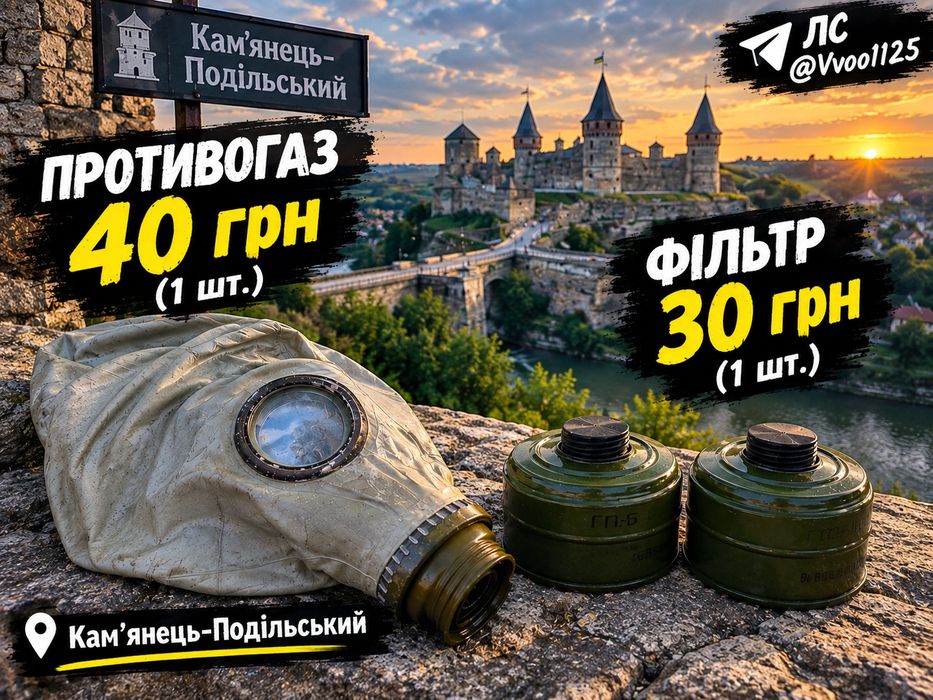 Противогаз і фільтра