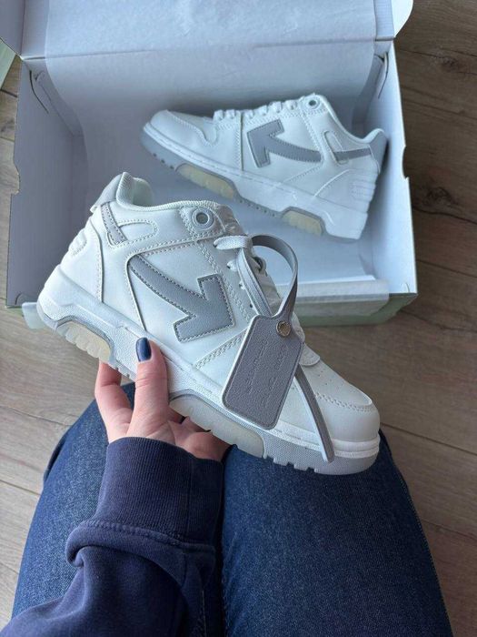 [БЕЗ ПЕРЕДПЛАТ]Кросівки Off-White Out of office Grey сірі офвайт офіс