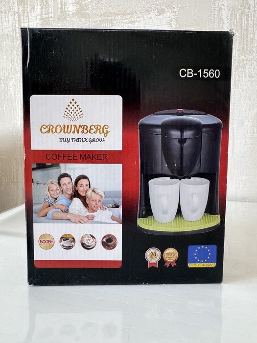 Крапельна кавоварка CB-1560 Crownberg