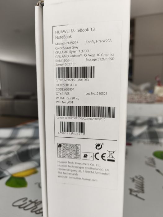 Huawei MateBook 13 HN-W29R