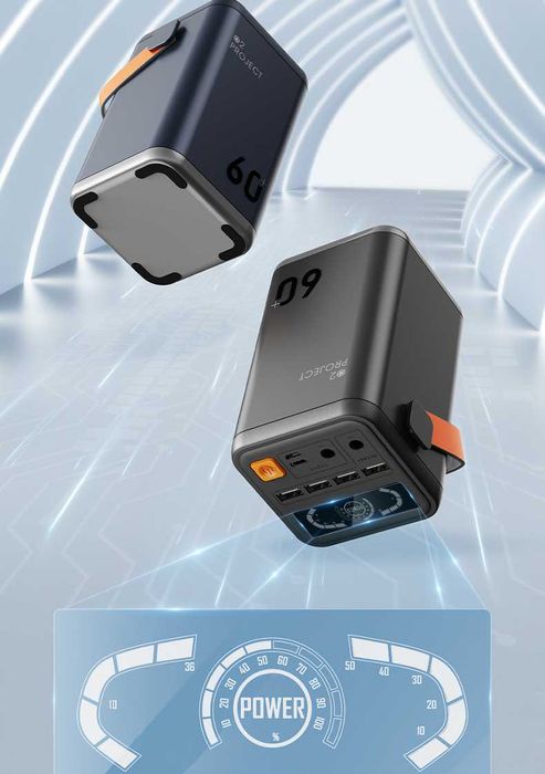 Павербанк Power bank 2 PROJECT 60000mah Повербанк Портативна батарея