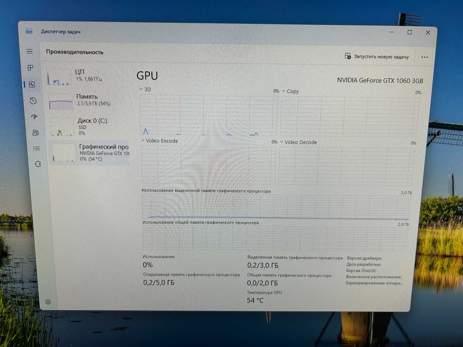 Видеокарта EVGA GTX1060 идеал