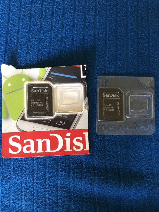 Adaptery do kart MicroSD, nowe, tanio!