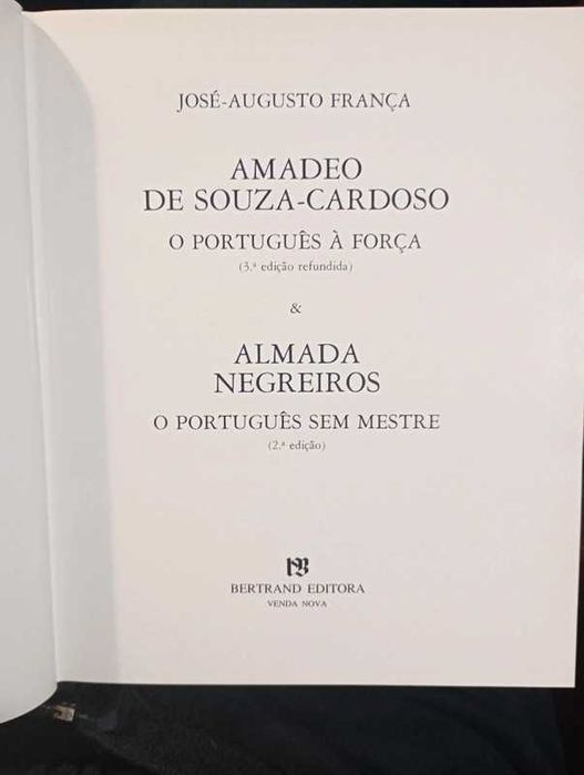 Livro de Amadeu e Almada, de José Augusto França