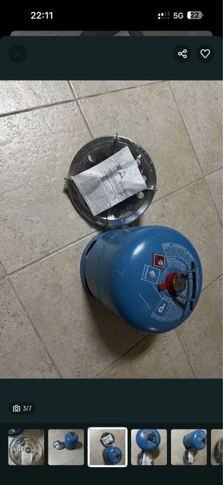 Botija gás Camping gás  com boca