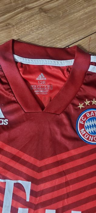 Strój piłkarski Bayern munchen Lewandowski adidas 128 zestaw komplet