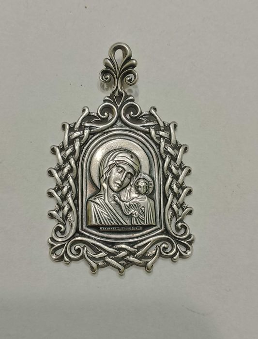 Коллекционная крупная серебряная ладанка 10 г