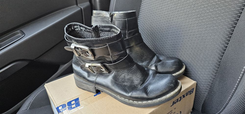 RIEKER skórzane damskie buty rozmiar 41 wkładka 26,5cm stan na foto