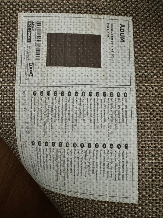 2 Tapetes castanho acinzentado do IKEA